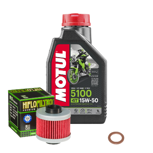 BMW C1 200 Service Kit Ölwechsel Öl Motul 5100 15W50 Ölfilter