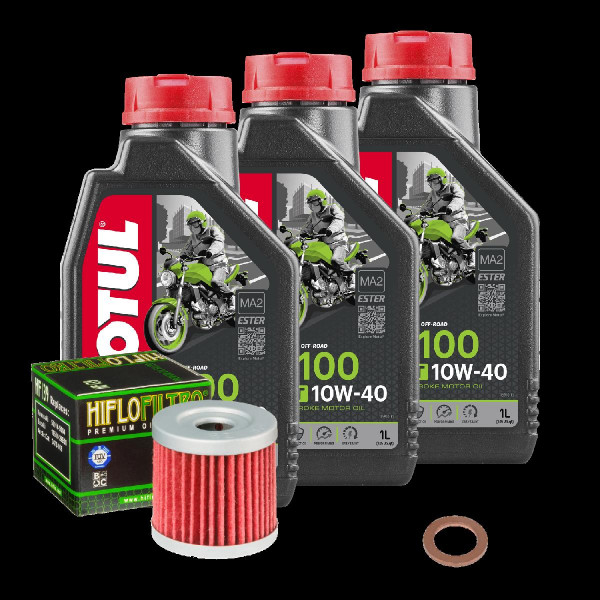 Arctic Cat DVX 400 Service Kit Ölwechsel Öl Motul 5100 10W40 Ölfilter