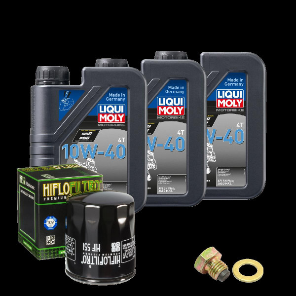 Moto Guzzi California 1100 ie Service Kit Öl LIQUI MOLY 10W-40 Ölfilter