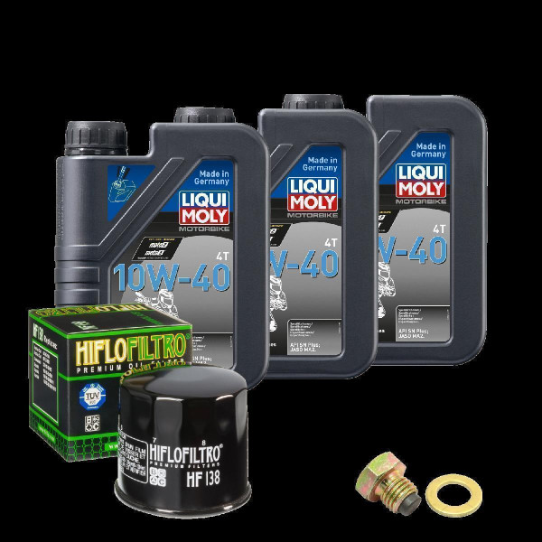 Suzuki GSX-R 600 Service Kit Ölwechsel Öl LIQUI MOLY 10W-40 Ölfilter