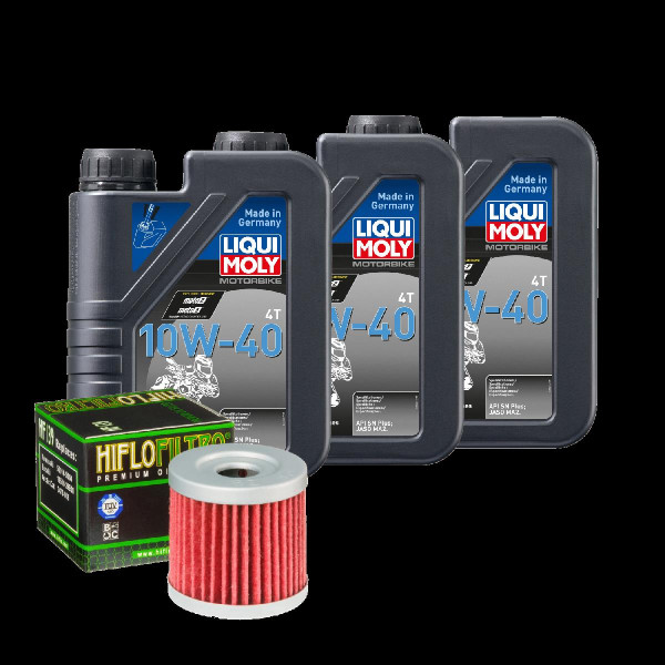 Kawasaki KFX 400 A KSF Service Kit Ölwechsel Öl LIQUI MOLY 10W-40 Ölfilter