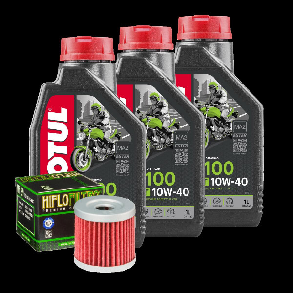 Kawasaki KFX 400 A KSF Service Kit Ölwechsel Öl Motul 5100 10W40 Ölfilter