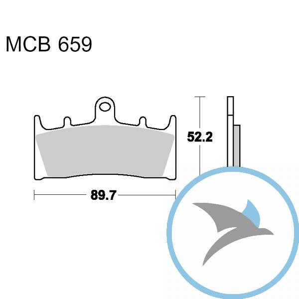 Bremsklotz Carbon CRQ TRW - MCB659CRQ