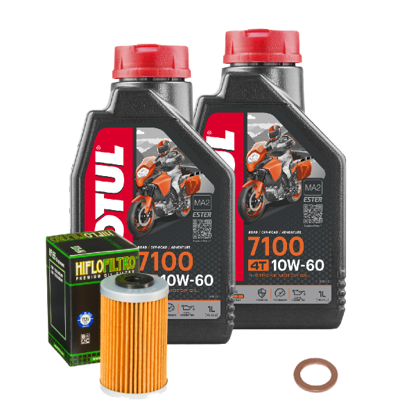 Husaberg FE 250 ie Enduro Service Kit Ölwechsel Öl Motul 7100 10W60 Ölfilter