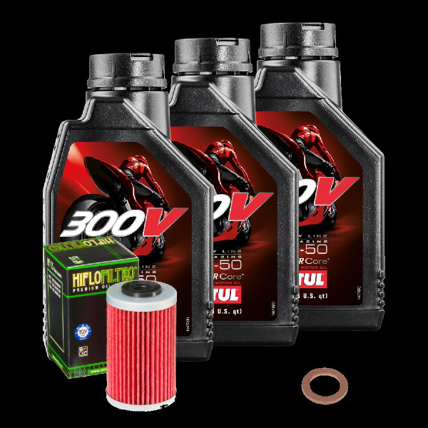 KTM Adventure 640 LC4 Service Kit Ölwechsel Öl Motul 300V 15W50 Ölfilter