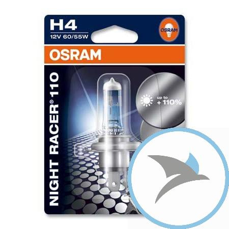 Lampe H4 12V 60/55W P43T Night Racer 110