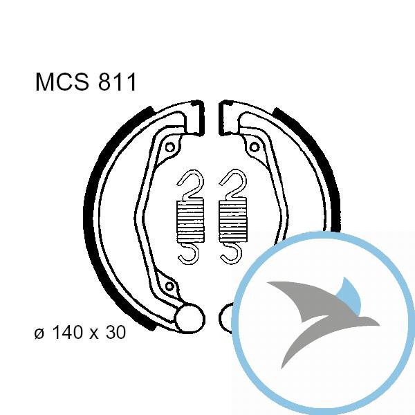 Bremsbacken mit Feder TRW oder 7328016 - MCS811
