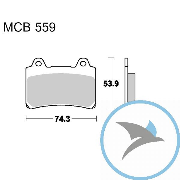 Bremsklotz Standard TRW oder 7370703 - MCB559