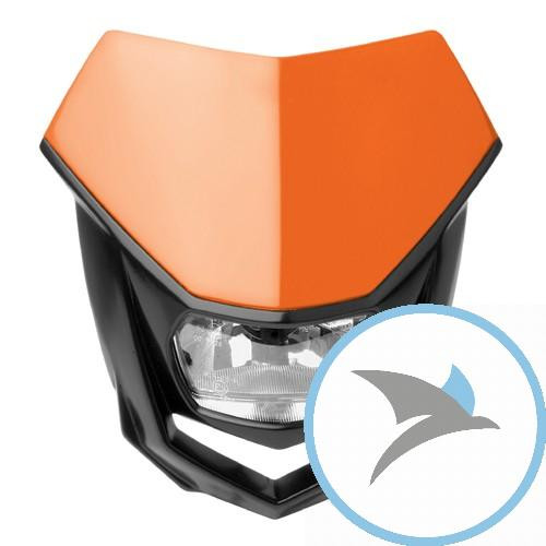 Scheinwerfer Maske Halo orange läuft aus 10/18 - 8657400004