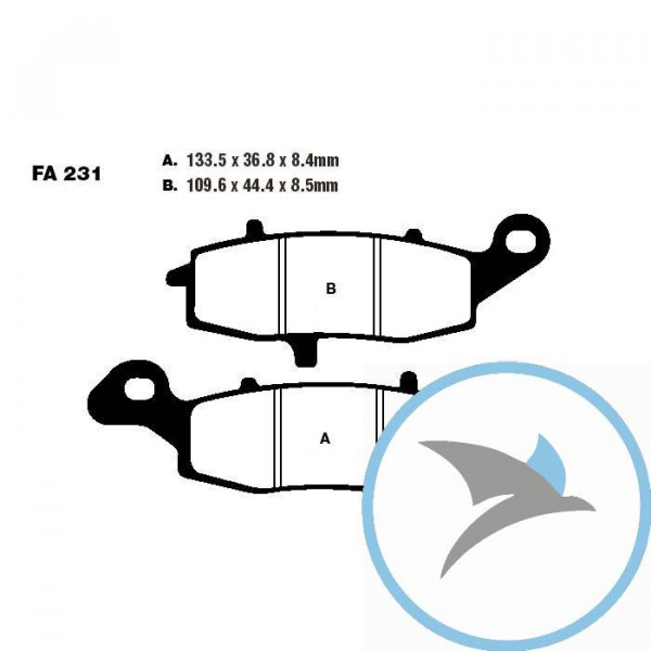 Bremsklotz Standard EBC oder 7873177 - FA231