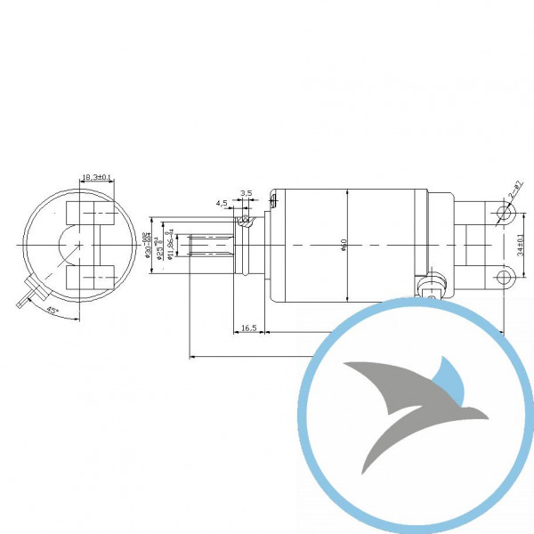 Anlasser JMP Arrowhead 7000925