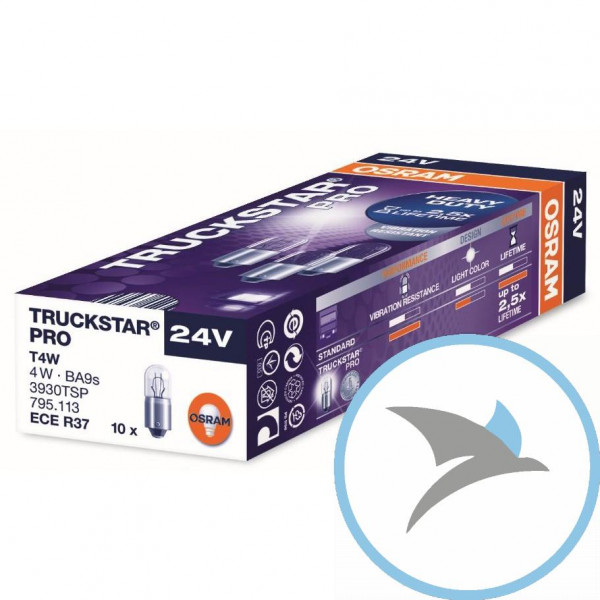 Lampe 24V4W BA9S TRUCKSTAR pro CT1593045