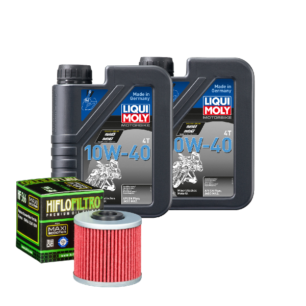 Kymco Downtown 200 i Service Kit Ölwechsel Öl LIQUI MOLY 10W-40 Ölfilter