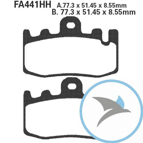 Bremsklotz Sinter HH EBC oder 7874134 - FA441HH