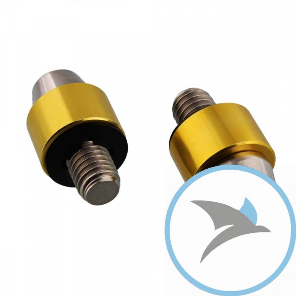 Schleifer Fussraste Pro Bolt M8 Titan gold - TISPARK8G