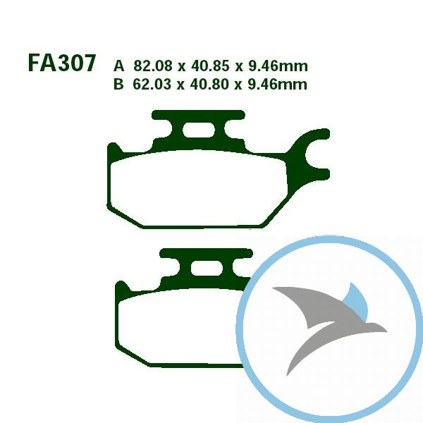 Bremsklotz Standard EBC oder 7871882 - FA307TT