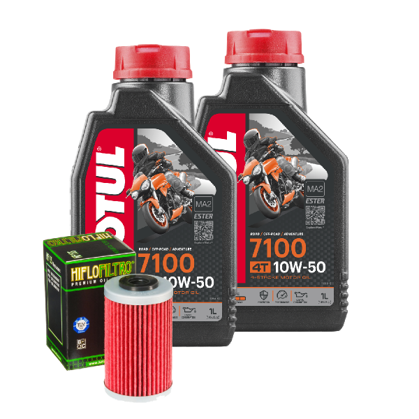 Polaris Outlaw 450 MXR Service Kit Ölwechsel Öl Motul 7100 10W50 Ölfilter