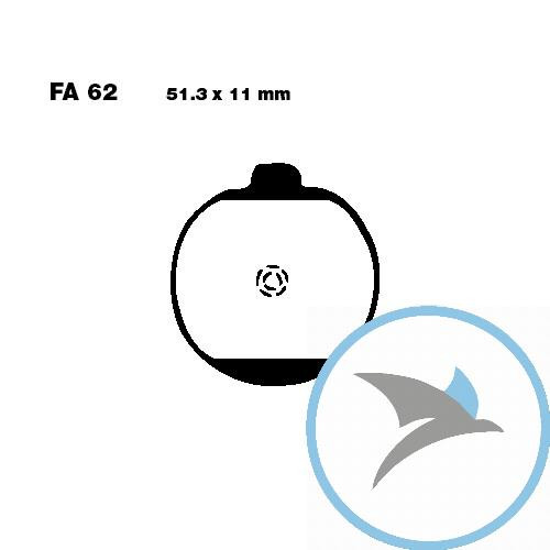 Bremsklotz Standard EBC oder 7871403 - FA062