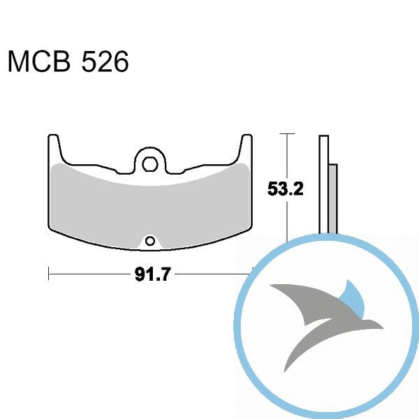 Bremsklotz Standard TRW oder 7328263 - MCB526