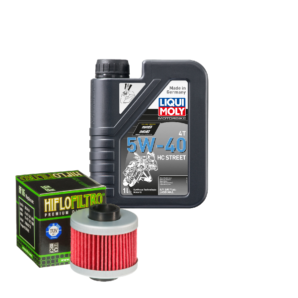 Peugeot Citystar 200 Service Kit Ölwechsel Öl LIQUI MOLY 5W-40 Ölfilter