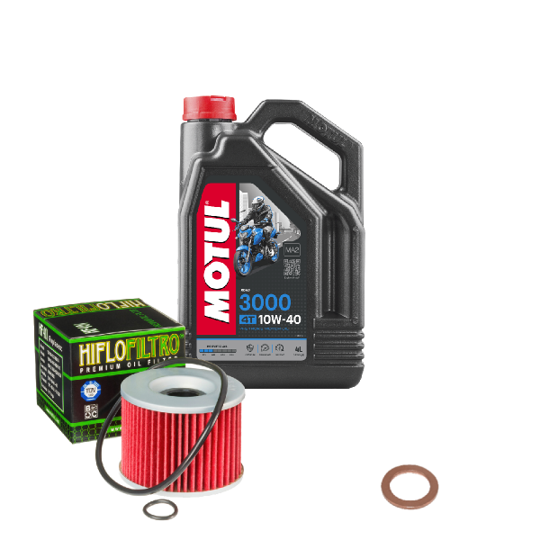 Honda CBX 1000 Service Kit Ölwechsel Öl Motul 3000 10W40 Ölfilter