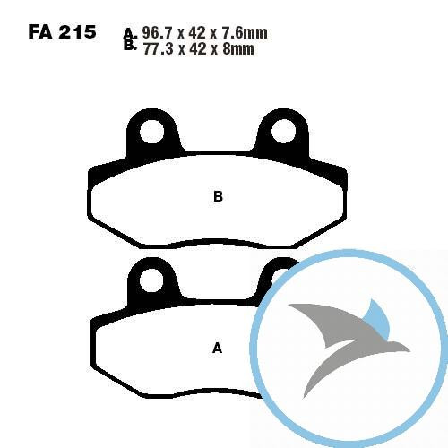 Bremsklotz Standard EBC oder 7872237 - FA215