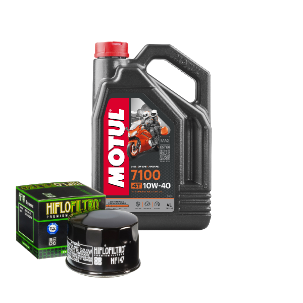 Kymco UXV 500 i Service Kit Ölwechsel Öl Motul 7100 10W40 Ölfilter