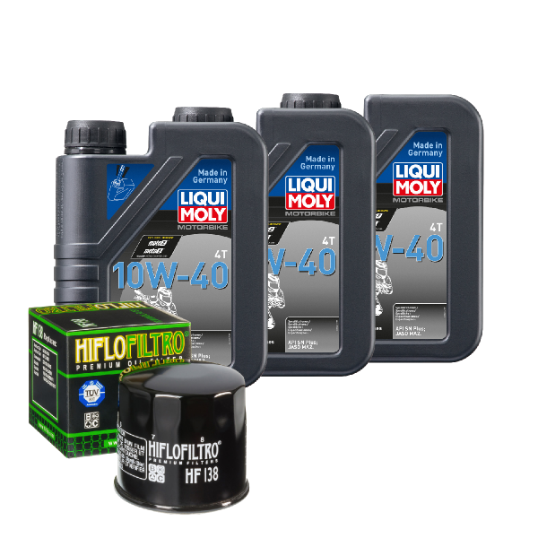 Kymco MXU 400 4x4 Offroad Service Kit Ölwechsel Öl LIQUI MOLY 10W-40 Ölfilter