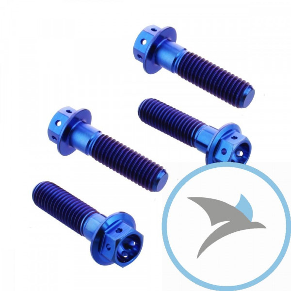 Schraube Bremssattel Satz Pro Bolt Titan blau Racing - TIFBMON90RB