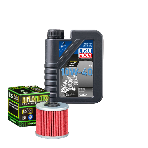 Kymco K-XCT 125 i Service Kit Ölwechsel Öl LIQUI MOLY 10W-40 Ölfilter