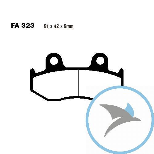 Bremsklotz Sinter HH Scooter EBC oder 7873524 - SFA323HH