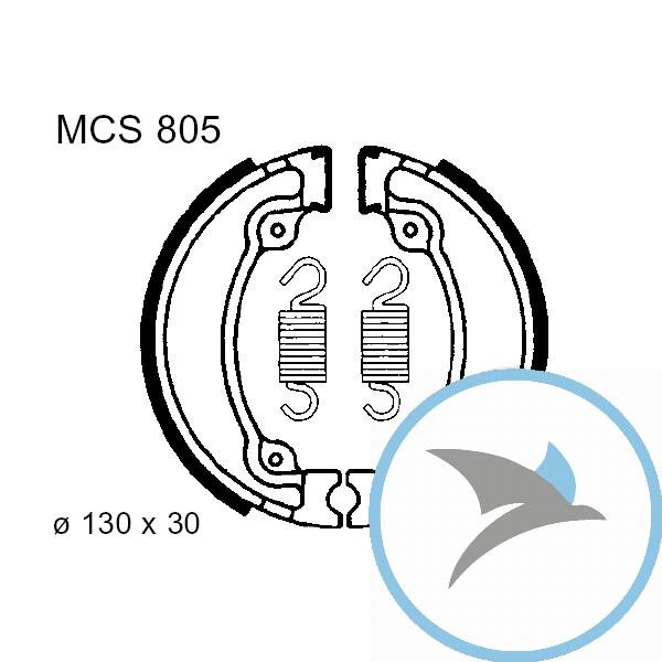 Bremsbacken mit Feder TRW oder 7326002 - MCS805