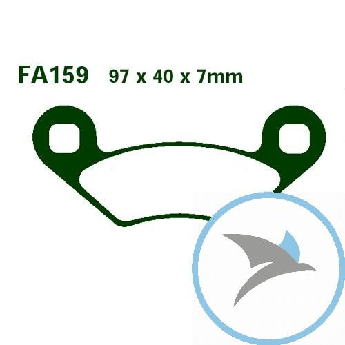 Bremsklotz Standard EBC oder 7872989 - FA159TT