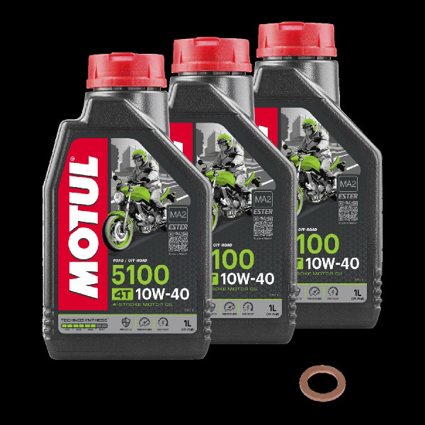 Suzuki AN 650 Burgman Service Kit Ölwechsel Öl Motul 5100 10W40 Schraube