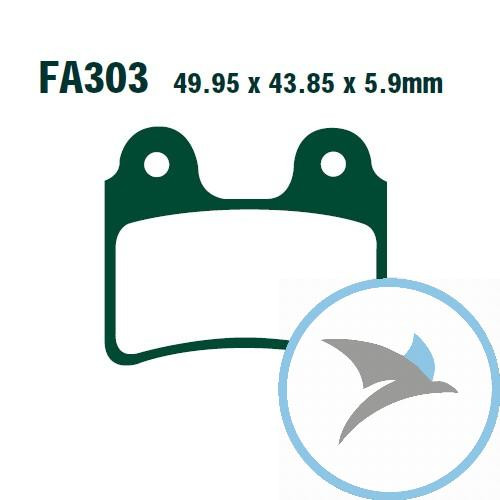 Bremsklotz Standard EBC oder 7871100 - FA303TT