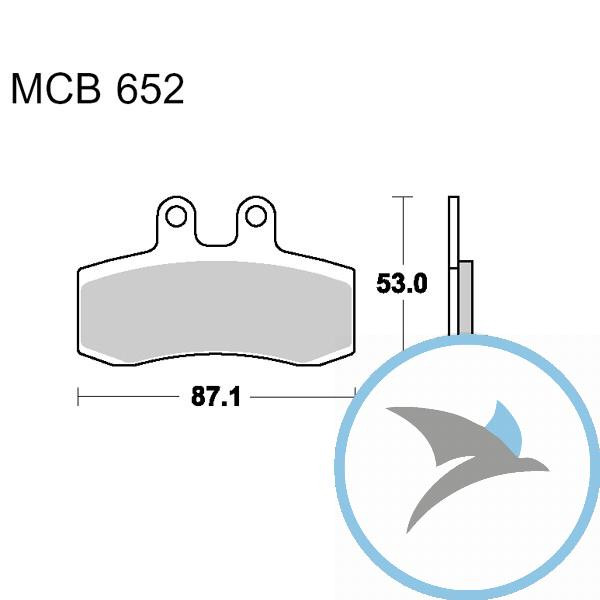 Bremsklotz Standard TRW oder 7379134 - MCB652