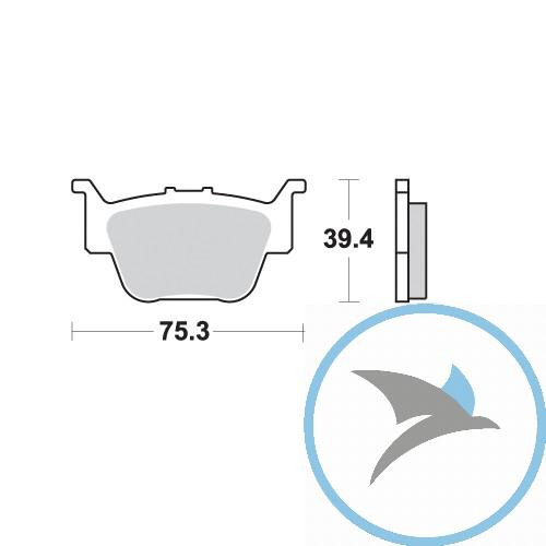 Bremsklotz Sinter SI TRW oder 7325756 - MCB769SI