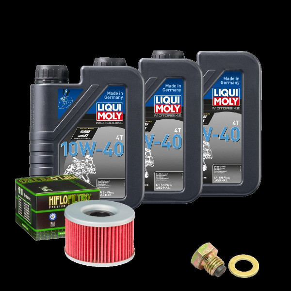 Honda CX 500 TC Turbo Service Kit Ölwechsel Öl LIQUI MOLY 10W-40 Ölfilter