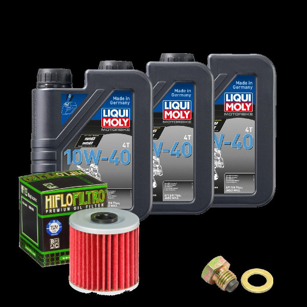 Kawasaki KLR 650 C Service Kit Ölwechsel Öl LIQUI MOLY 10W-40 Ölfilter