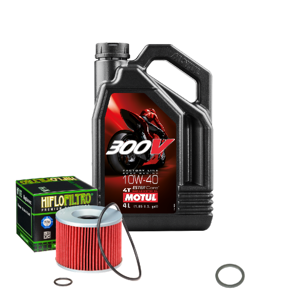 Triumph Adventurer 900 Service Kit Ölwechsel Öl Motul 300V 10W40 Ölfilter