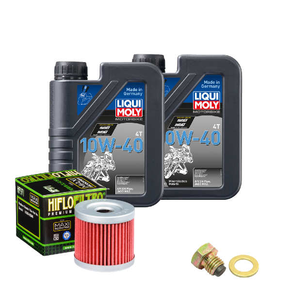 Suzuki UC 125 Epicuro Service Kit Ölwechsel Öl LIQUI MOLY 10W-40 Ölfilter