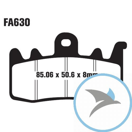Bremsklotz Semi-Sinter V EBC - FA630V