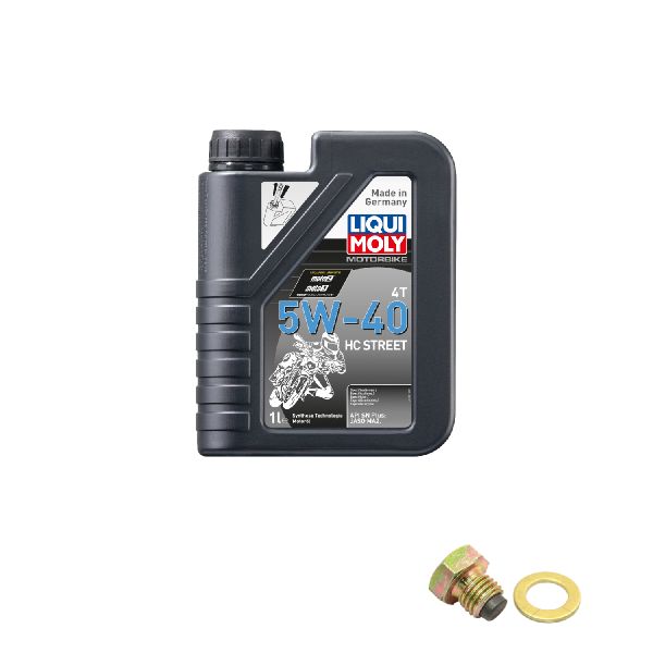 Peugeot Kisbee 50 Service Kit Ölwechsel Öl LIQUI MOLY 5W-40 Dichtring