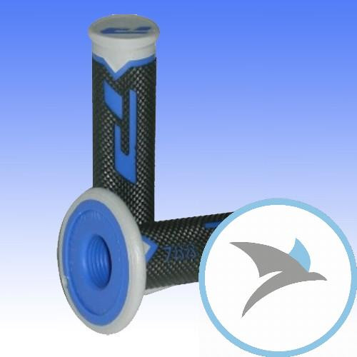 Griffgummi schwarz / grau / blau D.22 mm. L.115MM geschlossen - PA078800BLGN