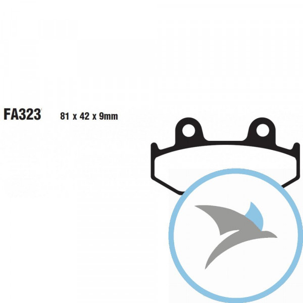 Bremsklotz Sinter R EBC oder 7873219 - FA323R