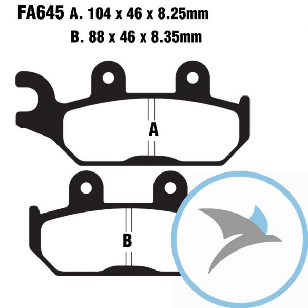 Bremsklotz Standard EBC - FA645TT