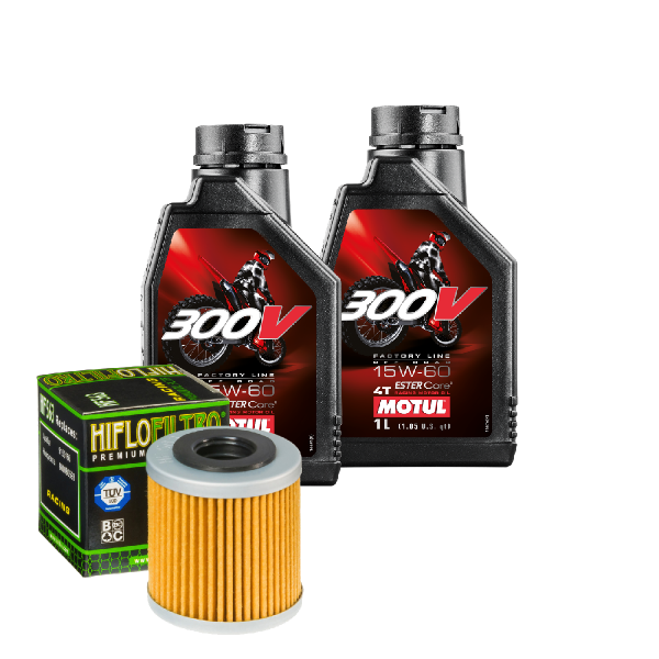 Aprilia SXV 550 Service Kit Ölwechsel Öl Motul 300V 15W60 Ölfilter