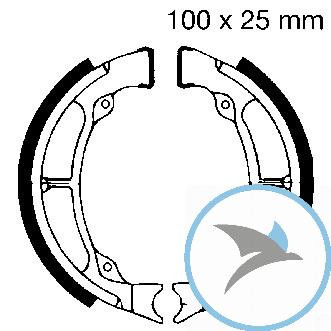 Bremsbacken mit Feder EBC oder 7860059 - S601